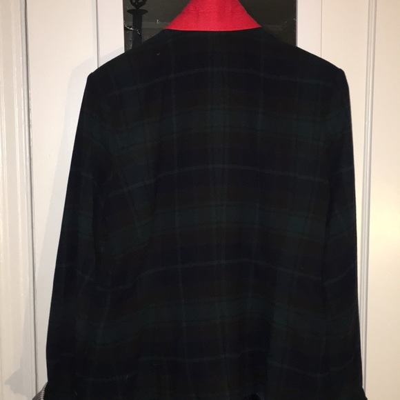 Merona Tartan Plaid Blazer Size 12 - Picture 5 of 6